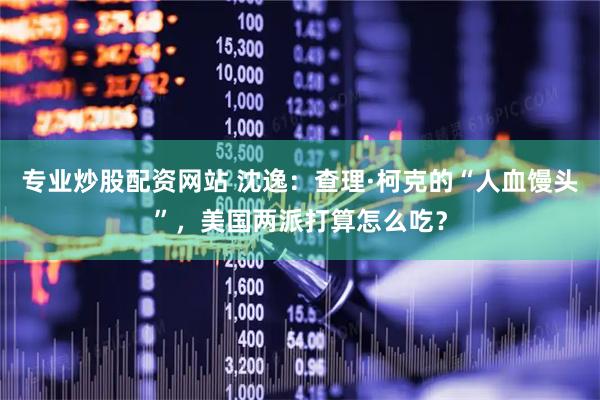 专业炒股配资网站 沈逸：查理·柯克的“人血馒头”，美国两派打算怎么吃？
